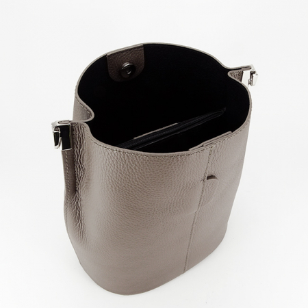Geanta tip sac din piele naturala 8951 122 Maro [9]