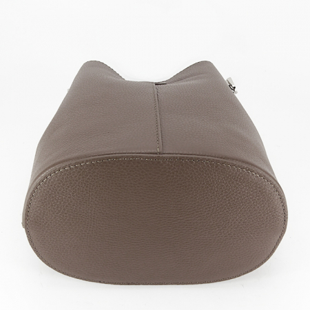 Geanta tip sac din piele naturala 8951 122 Maro [7]