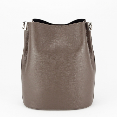 Geanta tip sac din piele naturala 8951 122 Maro [3]