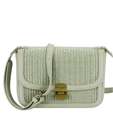 Femei - Geanta verde deschis crossbody cu model impletit CM7497 15