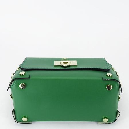 Geanta verde din piele naturala 1616 131 [6]