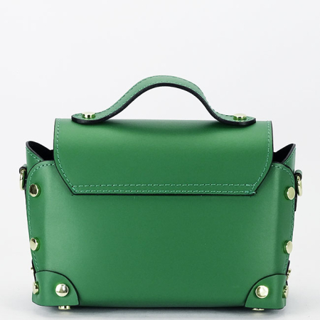 Geanta verde din piele naturala 1616 131 [5]