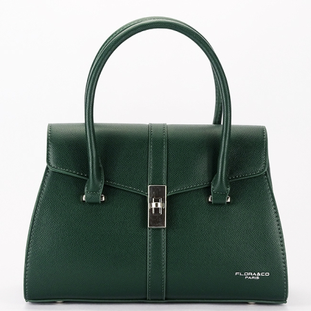 Femei - Geanta verde inchis medie Flora&CO Paris F8536 11