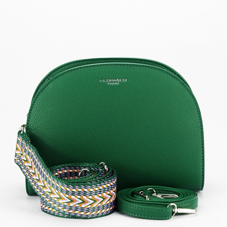 Genti mici - Geanta verde medie Flora&CO Paris H3688 14
