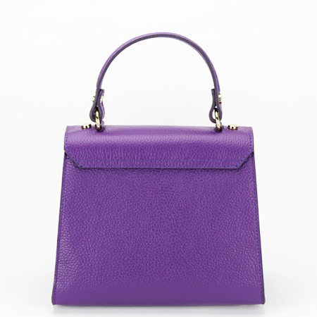 Geanta violet din piele naturala 8949 121 [3]