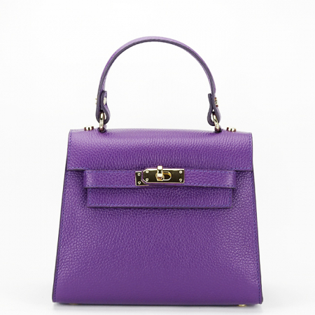Genti mici - Geanta violet din piele naturala 8949 121
