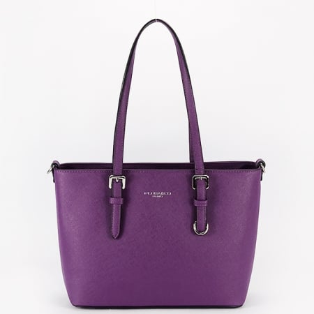 Noutati - Geanta violet Flora&Co Paris office/casual K9179 M2