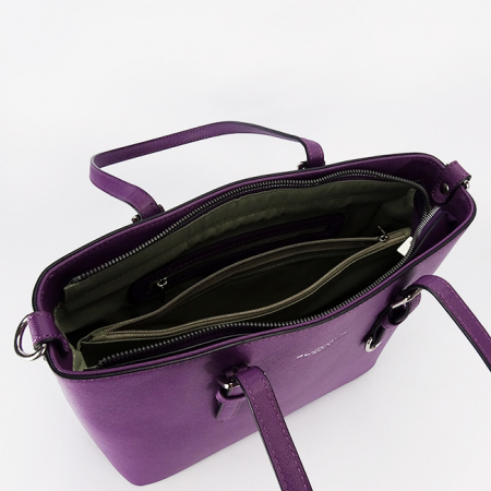 Geanta violet Flora&Co Paris office/casual K9179 M2 [6]