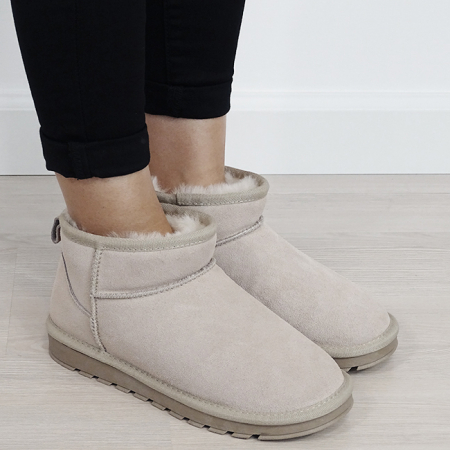 Ghete bej din piele naturala W5821 118 [6]