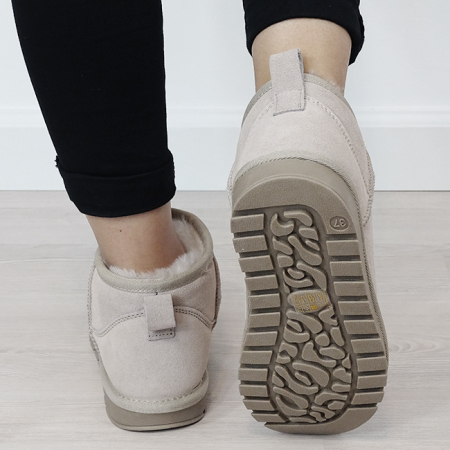 Ghete bej din piele naturala W5821 118 [3]