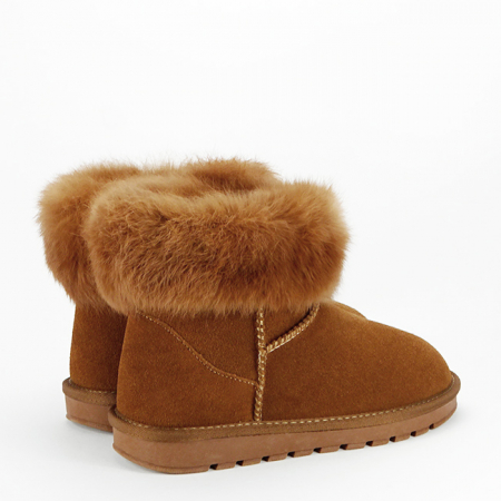 Ghete camel din piele naturala 5868 112 [4]
