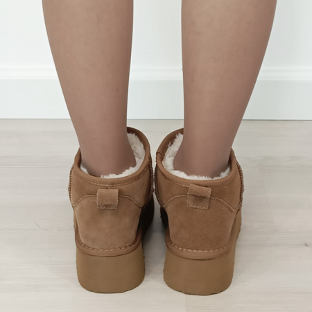 Ghete camel din piele naturala 6391 113 [4]