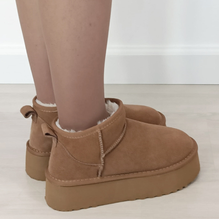 Ghete camel din piele naturala 6391 113 [5]