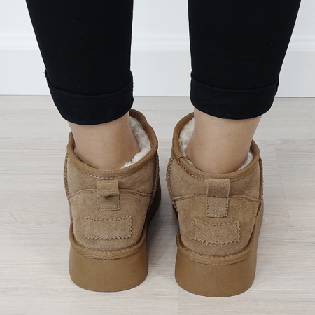 Ghete camel din piele naturala NN604 116 [3]