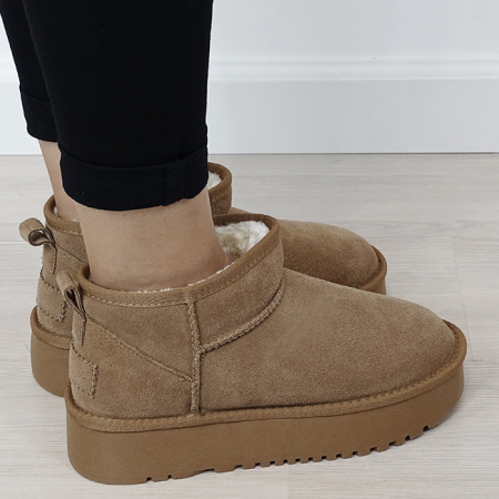 Ghete camel din piele naturala NN604 116 [5]