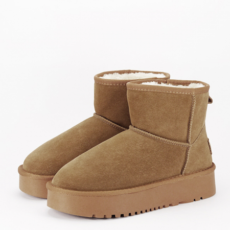 Ghete camel din piele naturala NN605 117 [1]