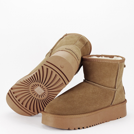 Ghete camel din piele naturala NN605 117 [4]