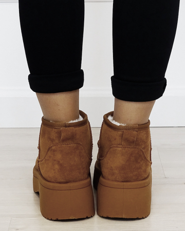 Ghete camel imblanite cu talpa groasa LT33-49 113 [3]