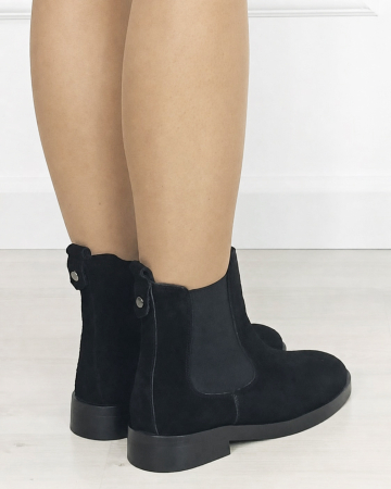 Ghete dama negre din piele naturala 5309A 118 [4]