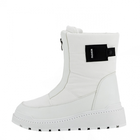 Cizme si botine - Ghete dama albe impermeabile