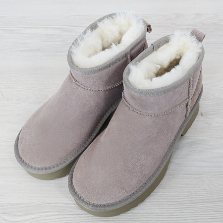 Ghete kaki deschis din piele naturala W5878 114 [7]