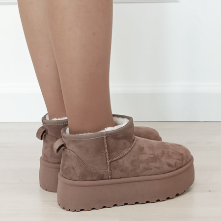 Ghete maro imblanite cu talpa groasa LT33-43 112 [5]