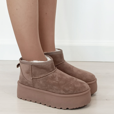 Ghete maro imblanite cu talpa groasa LT33-43 112 [6]
