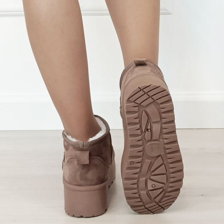 Ghete maro imblanite cu talpa groasa LT33-43 112 [4]
