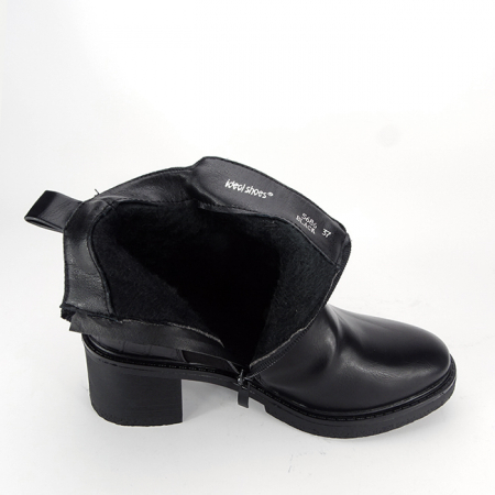 Ghete negre cu talpa groasa 5686 112 [7]