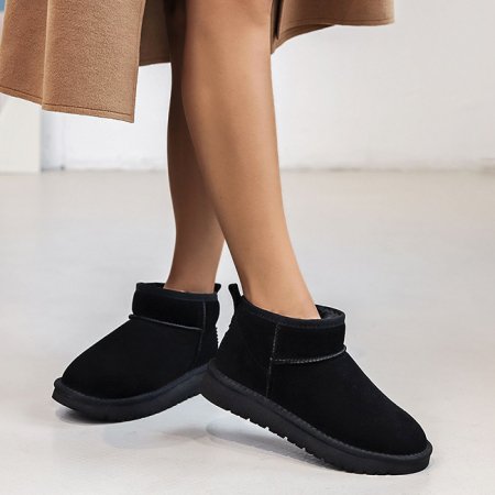 Ghete negre din piele naturala JB1966 111 [1]
