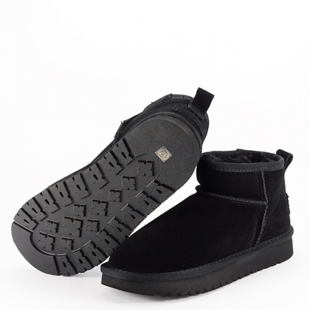 Ghete negre din piele naturala JB1966 111 [7]