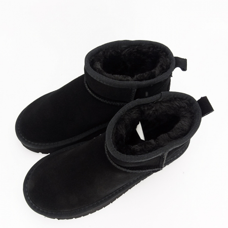 Ghete negre din piele naturala JB1966 111 [8]