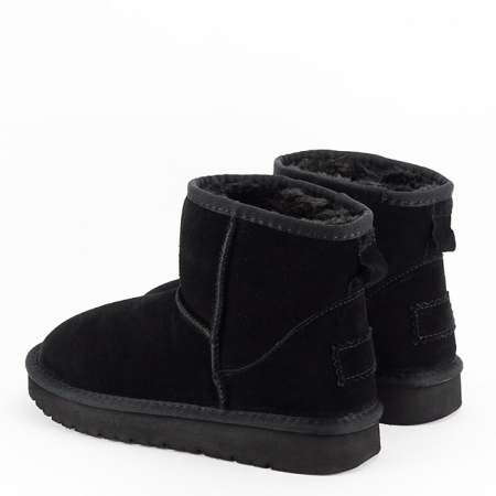 Ghete negre din piele naturala JB1967 111 [2]