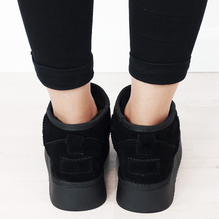 Ghete negre din piele naturala NN604 116 [4]