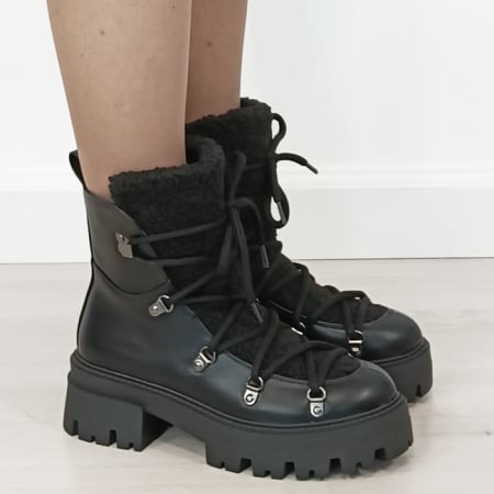 Ghete negre imblanite 9655 115 [6]