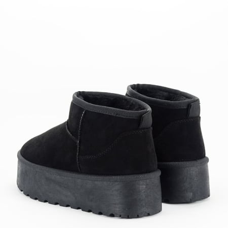 Ghete negre imblanite cu talpa groasa LT33-43 112 [3]