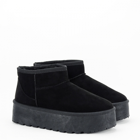 Ghete negre cu talpa groasa 333-78 116 [6]