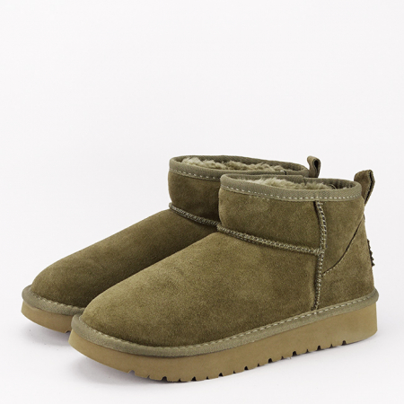 Ghete kaki din piele naturala JB1966 111 [2]