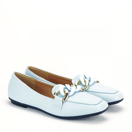 Mocasini albastri office/casual Britney M2 [1]