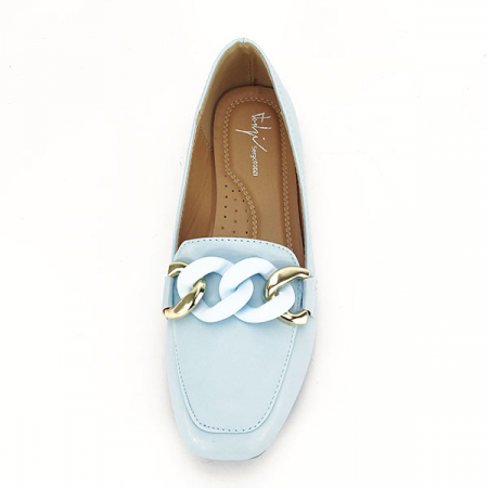 Mocasini albastri office/casual Britney M2 [5]