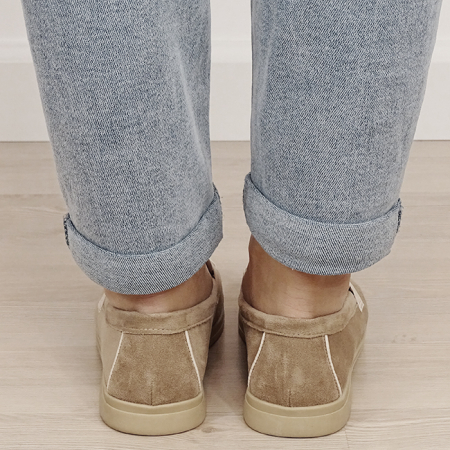 Mocasini bej de tip loafers 1502 01 [3]