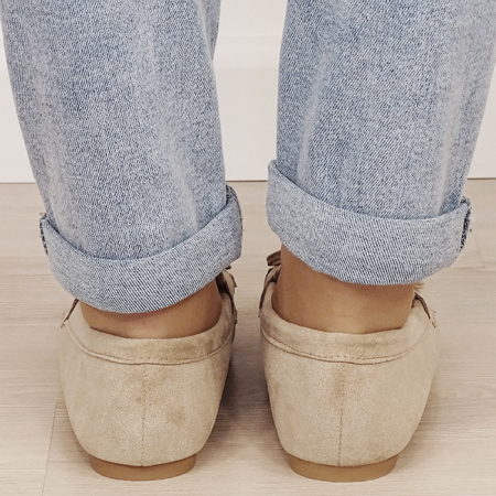 Mocasini bej de tip loafers DXJ1530 02 [3]