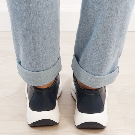Mocasini bleumarin din piele naturala WKS02 M7 [3]