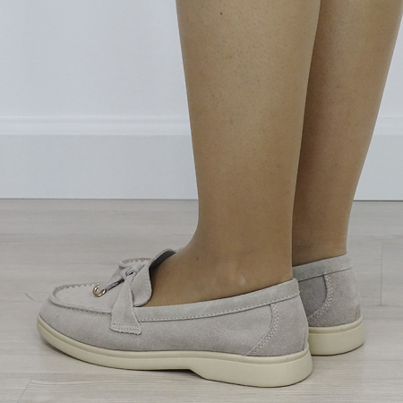 Mocasini dama bej tip loafers 9753 02 [2]