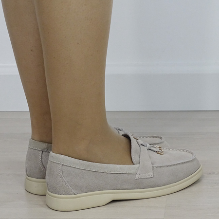 Mocasini dama bej tip loafers 9753 02 [4]