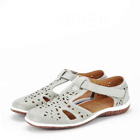 Balerini gri din piele naturala CXWL2118 M5 [5]