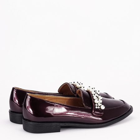 Mocasini lacuiti visinii de tip loafers B331 01 [4]