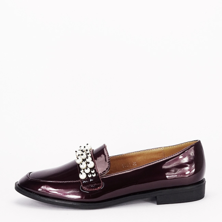 Mocasini lacuiti visinii de tip loafers B331 01 [1]