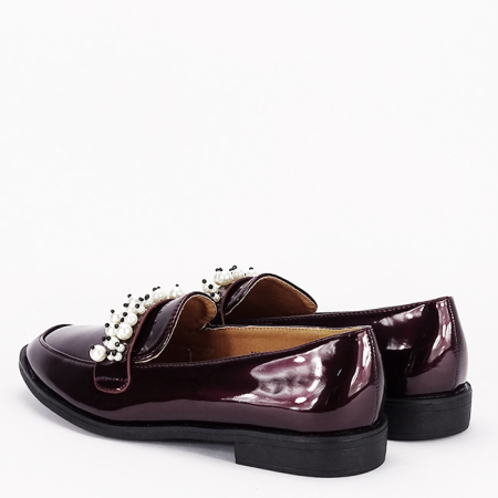 Mocasini lacuiti visinii de tip loafers B331 01 [2]