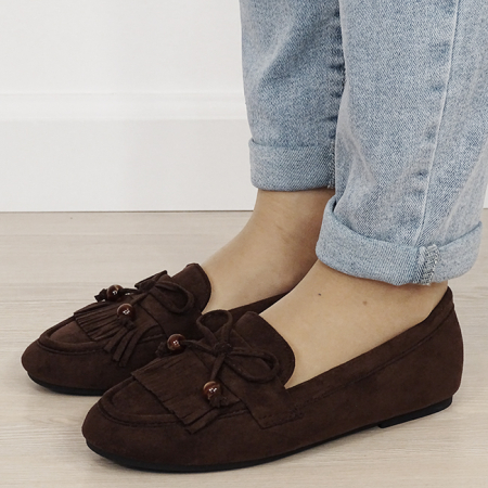 Mocasini maro de tip loafers DXJ1530 02 [1]